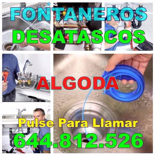 Empresa de Fontaneros Algoda & Desatascos Algoda Baratos de Urgencia 24hs