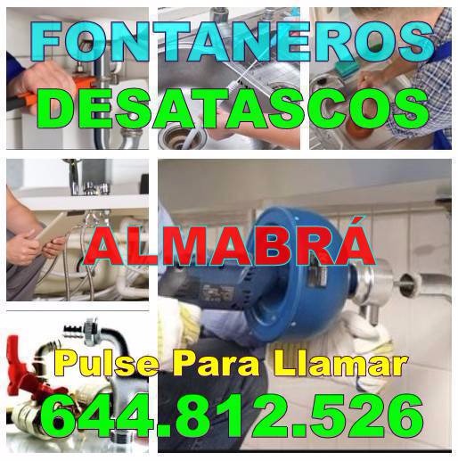 Fontaneros Almabrá * Desatascos Almabrá Economicos urgentes 24H