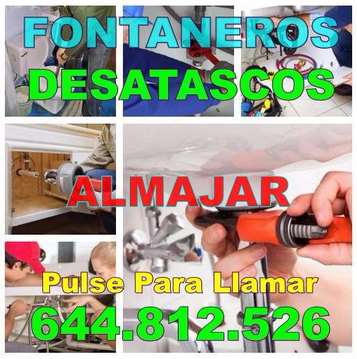 Desatascos Almajar y Fontaneros Almajar Baratos urgentes 24Hs