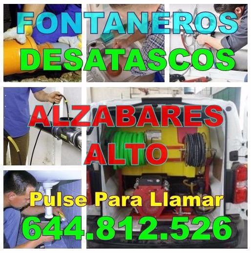 Desatascos Alzabares Alto - Fontaneros Alzabares Alto baratos de Urgencia 24h