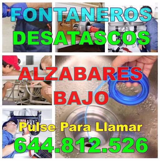Desatascos Alzabares Bajo * Fontaneros Alzabares Bajo baratos de Urgencia 24-Horas