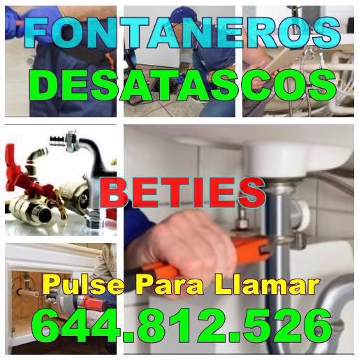 Desatascos Beties * Fontaneros Beties Baratos de urgencia 24H