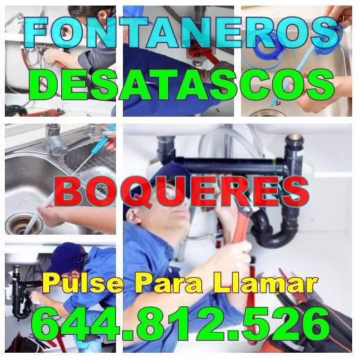 Fontaneros Boqueres y Desatascos Boqueres económicos de urgencia 24hs