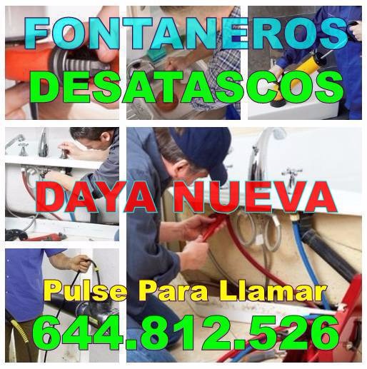 Desatascos Daya Nueva & Fontaneros Daya Nueva Baratos de urgencia 24-horas