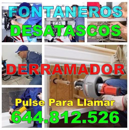 Fontaneros Derramador y Desatascos Derramador baratos Urgentes 24h
