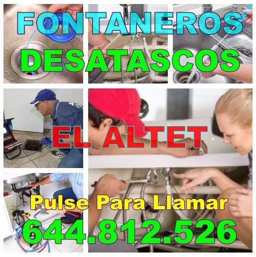 Desatascos El Altet * Fontaneros El Altet economicos Urgentes 24Hs