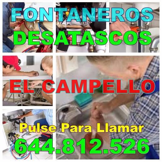Desatascos El Campello * Fontaneros El Campello economicos urgentes 24h