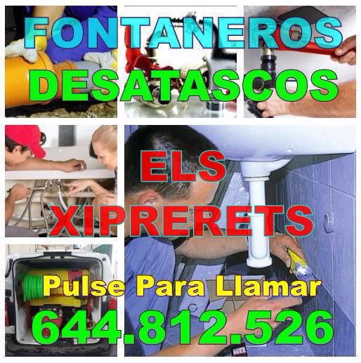 Fontaneros Els Xiprerets & Desatascos Els Xiprerets económicos Urgentes 24hs