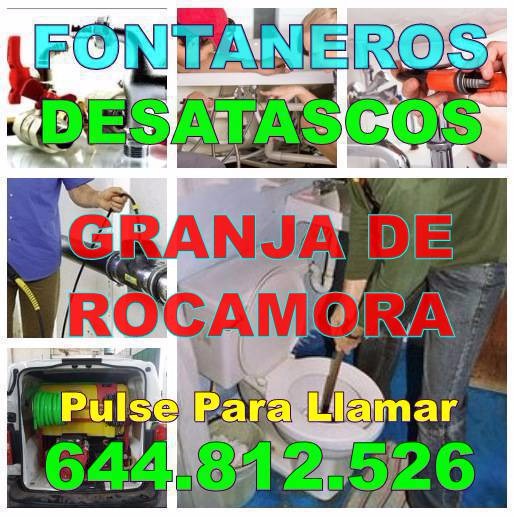 Fontaneros Granja de Rocamora y Desatascos Granja de Rocamora Economicos Urgentes 24-horas