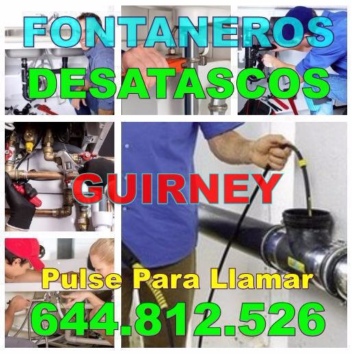 Fontaneros Guirney y Desatascos Guirney baratos de urgencia 24Hs