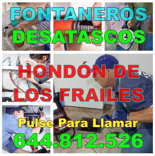 Fontaneros Hondón de los Frailes - Desatascos Hondón de los Frailes economicos de urgencia 24hs