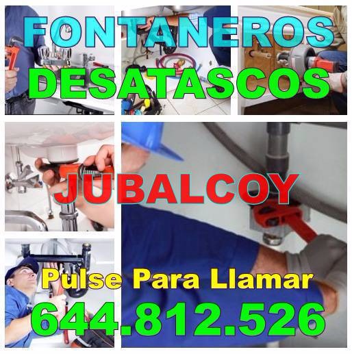 Fontaneros Jubalcoy - Desatascos Jubalcoy economicos Urgentes 24hs