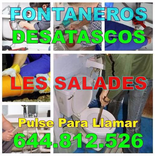 Desatascos Les Salades y Fontaneros Les Salades Económicos Urgentes 24Hs
