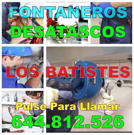 Fontaneros Los Batistes * Desatascos Los Batistes economicos Urgentes 24-horas
