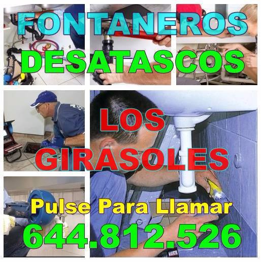 Desatascos Los Girasoles * Fontaneros Los Girasoles Económicos Urgentes 24-horas