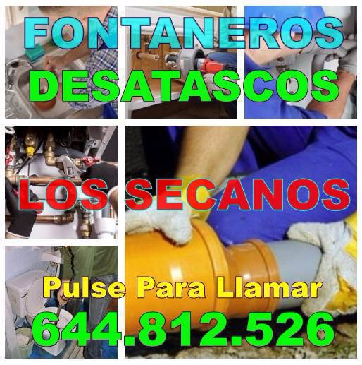 Desatascos Los Secanos * Fontaneros Los Secanos baratos de Urgencia 24Hs