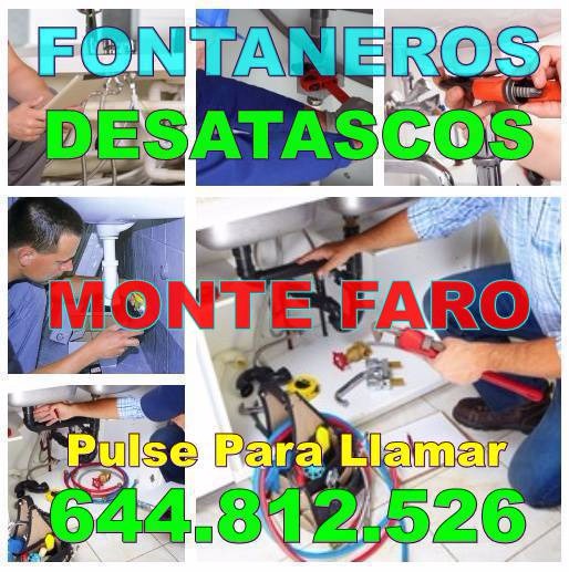 Empresas Desatascos Monte Faro & Fontaneros Monte Faro económicos de urgencia 24H