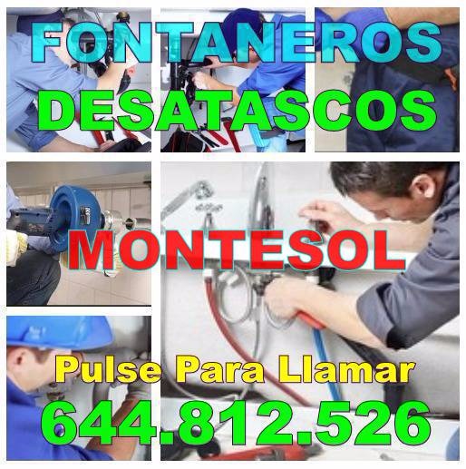Desatascos Montesol - Fontaneros Montesol baratos urgentes 24H
