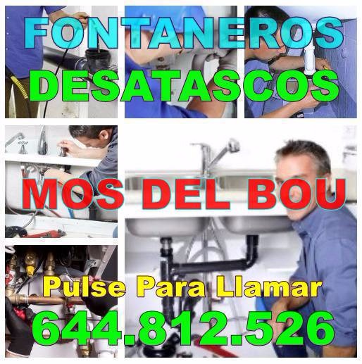 Empresa Desatascos Mos del Bou * Fontaneros Mos del Bou Económicos de Urgencia 24-Horas