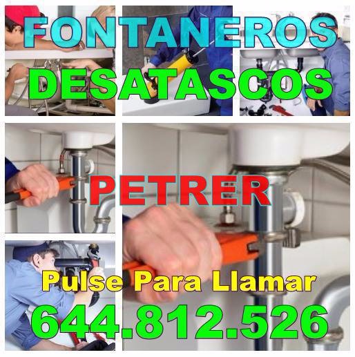Empresas de Desatascos Petrer * Fontaneros Petrer economicos Urgentes 24H
