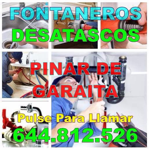 Empresa de Desatascos Pinar de Garaita y Fontaneros Pinar de Garaita Baratos de urgencia 24hs