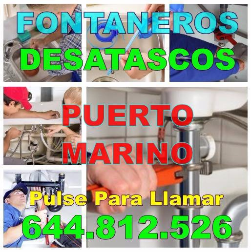 Desatascos Puerto Marino * Fontaneros Puerto Marino Baratos de urgencia 24h Empresa de Fontaneros Puerto Marino * Desatascos Puerto Marino economicos de urgencia 24h