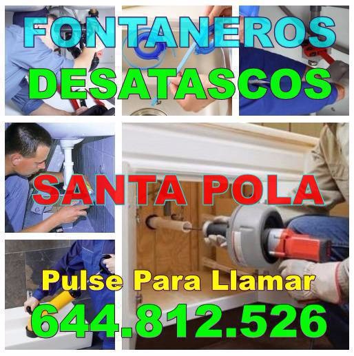 Desatascos Santa Pola & Fontaneros Santa Pola Baratos Urgentes 24-horas