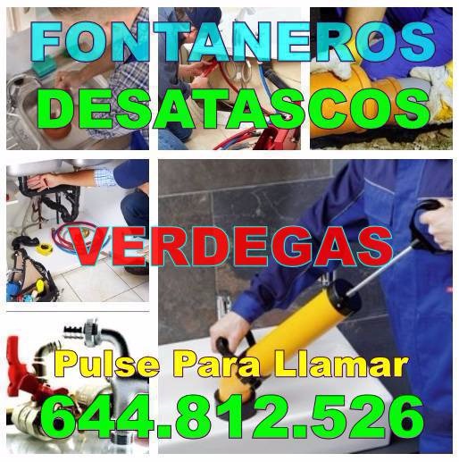 Desatascos Verdegas * Fontaneros Verdegas Economicos de Urgencia 24Hs